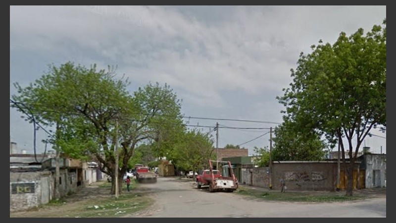 La zona donde se produjo la entradera. 