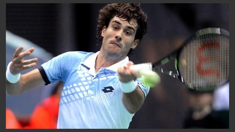 Pella debutó en la Davis con una gran alegría. 