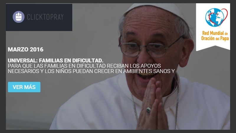 La app propone rezar tres veces al día: mañana, tarde y noche. 