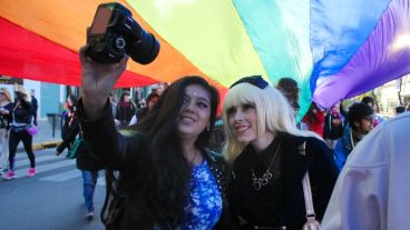 Postales de la última marcha del Orgullo Gay en Rosario.