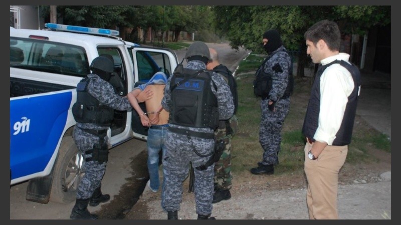 El ministro Pullaro supervisó el operativo. 