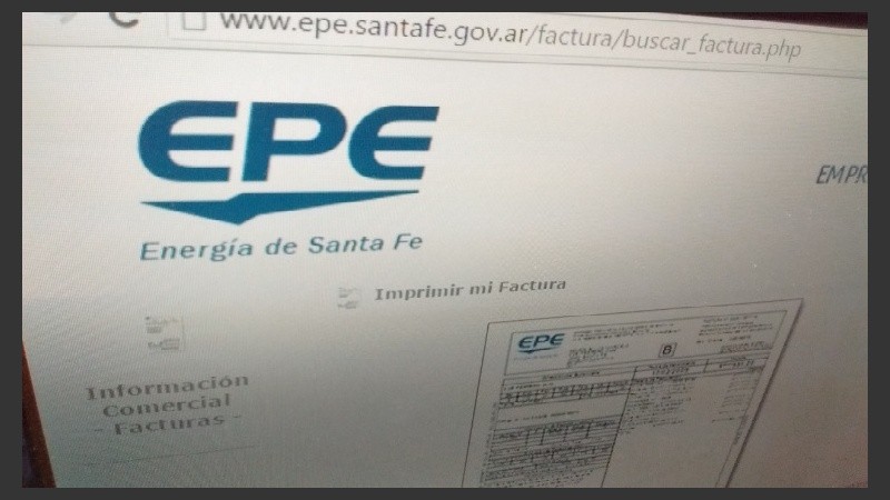 Las facturas también se pueden consultar por internet.