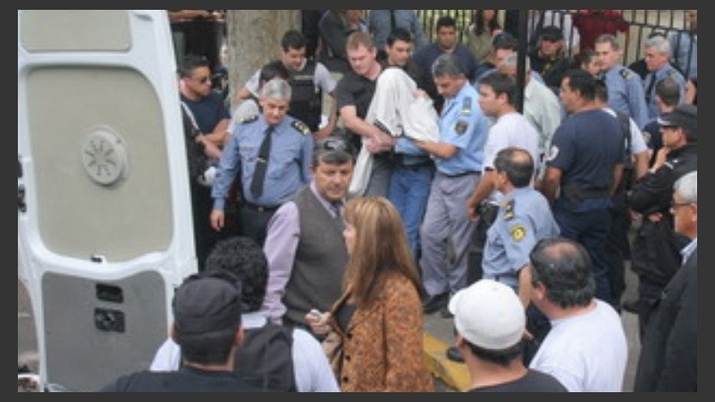 Albertengo, detenido en diciembre de 2009 tras asaltar una clínica céntrica.