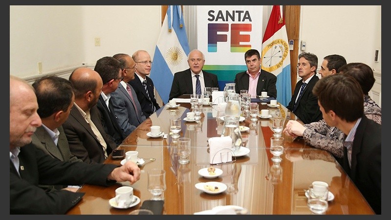 Participaron los decanos de la facultades regionales de Rafaela, Reconquista, Rosario, Santa Fe y de Venado Tuerto.