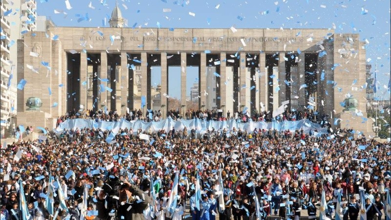 Rosario, 20/6/2005, Día de la Bandera. Democracia.