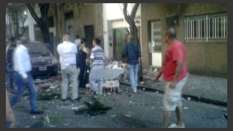 El siniestro fue en el inmueble de Balcarce 23 bis.