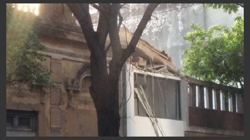 El siniestro fue en el inmueble de Balcarce 23 bis.