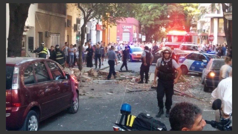 El siniestro fue en el inmueble de Balcarce 23 bis.