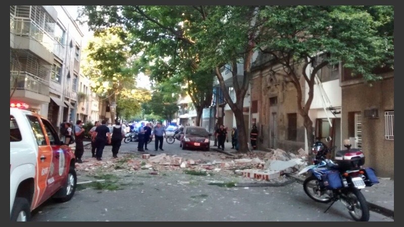 El siniestro fue en el inmueble de Balcarce 23 bis.