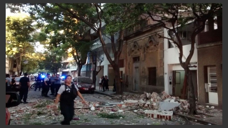 El siniestro fue en el inmueble de Balcarce 23 bis.