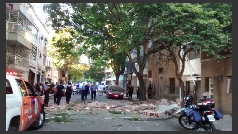 El siniestro fue en el inmueble de Balcarce 23 bis.