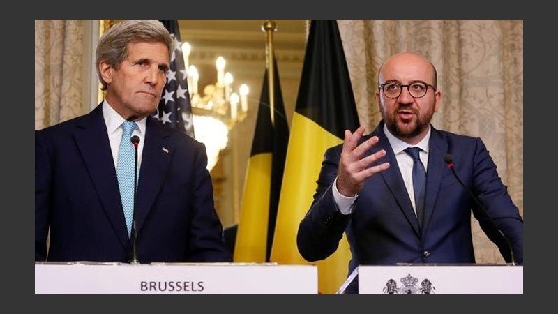 Kerry se solidarizó con el ataque que sucedió en Bruselas.