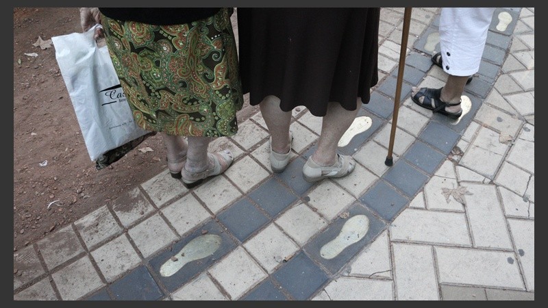 La escultura refleja la lucha de las Madres durante todos estos años. (Alan Monzón/Rosario3.com)