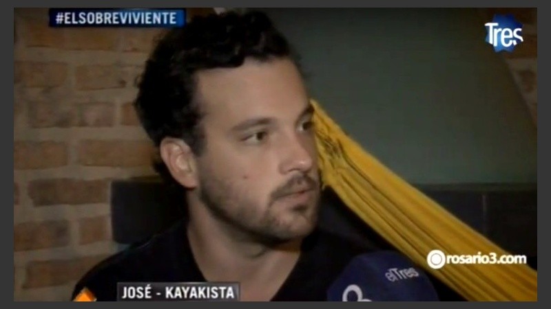 José, el joven que vivió una increíble experiencia.
