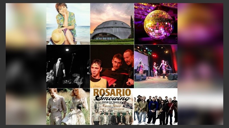 Una variada agenda para elegir qué hacer.