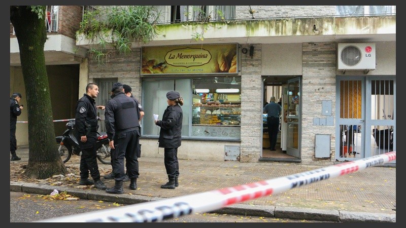 La panadería donde se produjo el tiroteo.