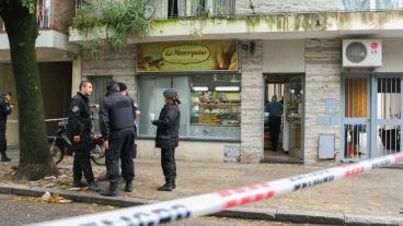 La panadería donde se produjo el tiroteo.