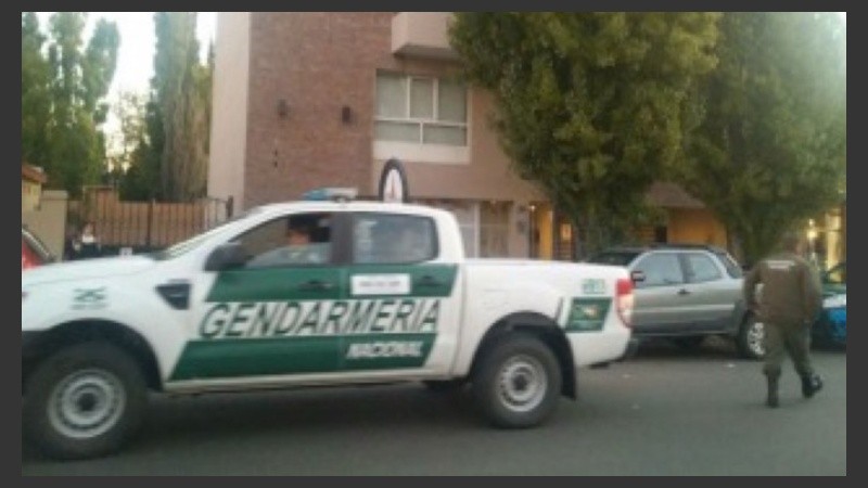 Gendarmería participó del allanamiento e Río Gallegos.