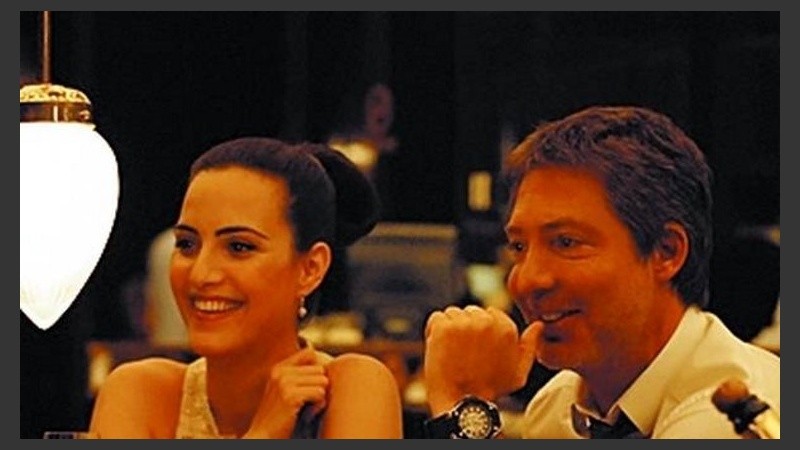 Julieta Díaz y Adrián Suar ya fueron pareja en el cine. 