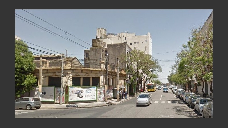 La zona donde ocurrió el asalto. 