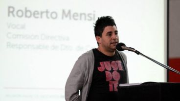 Roberto Mensi, candidato por Autoconvocados.