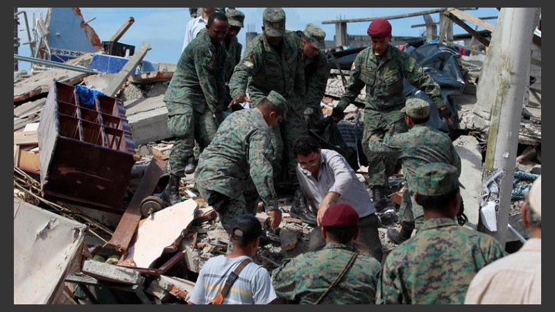 El terremoto afectó el norte de la región costera de Ecuador.