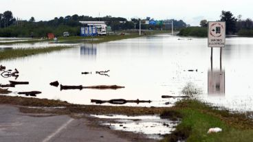 La autopista Rosario-Santa Fe.