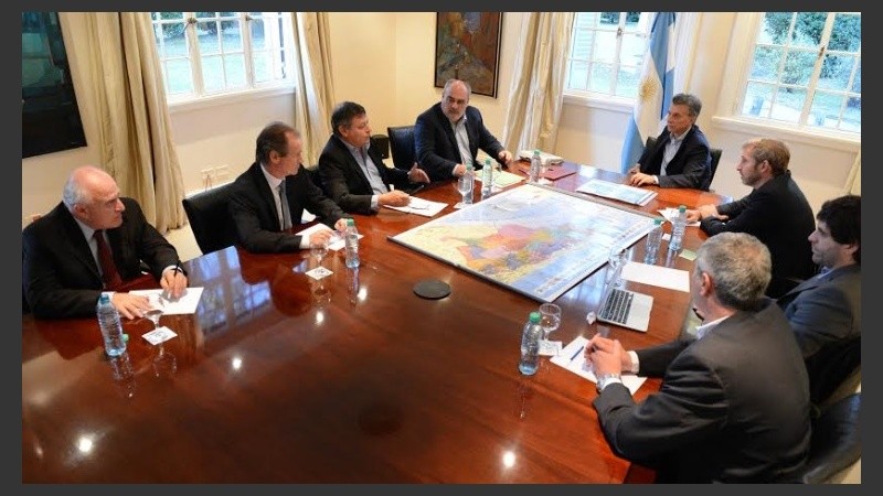 Macri recibió a Lifschitz, Peppo, Colombi y Entre Ríos.