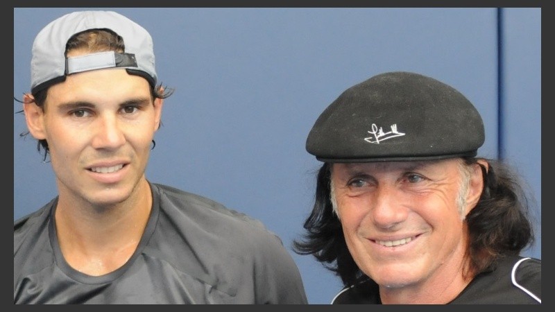 Dos leyendas del tenis, Rafa y Willy.