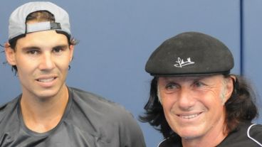 Dos leyendas del tenis, Rafa y Willy.