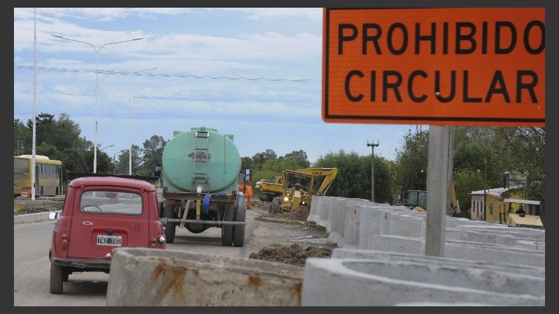 El corredor cortado está comprendido entre las intersecciones con la ruta 70 y la ruta 4.