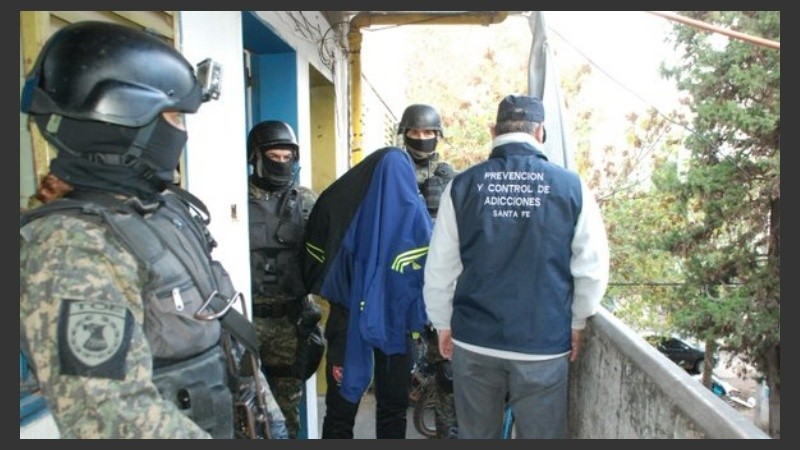 Allanamiento realizado por las TOE, las PAT y la Dirección General de Prevención y Control de Adicciones.