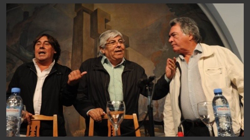 Otros tiempos, cuando Hugo y Luis se unieron contra el gobierno de Cristina. 