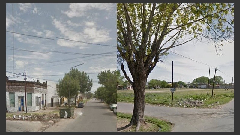 Las zonas donde ocurrieron los crímenes. 