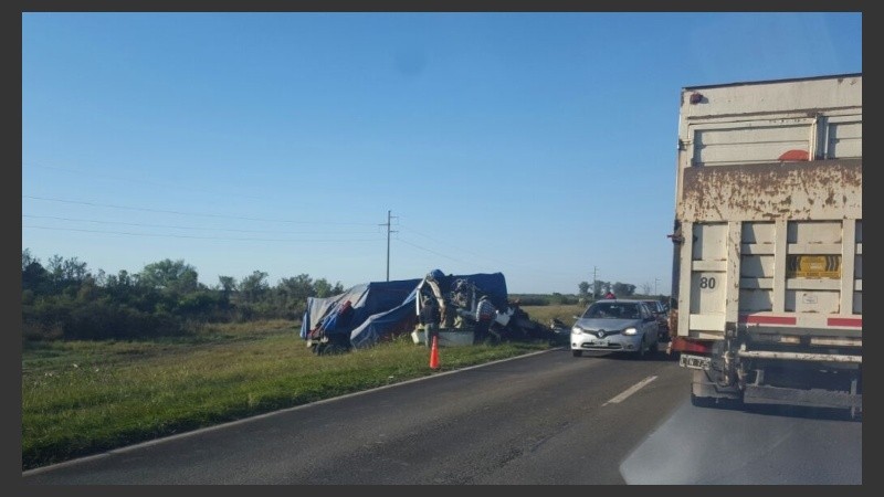 el hecho se registró este martes a alrededor de la 0 hora en el kilómetro 340.