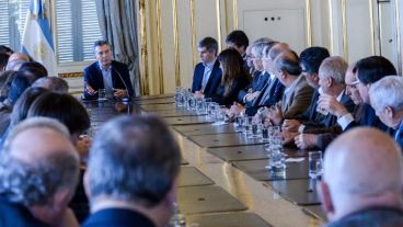 Macri se reunió con rectores de las universidades nacionales.