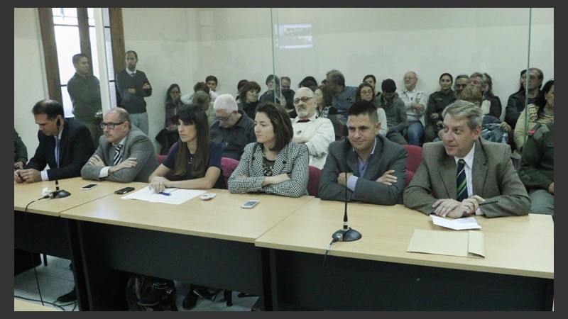Así se veía la sala antes de la lectura del fallo. (Alan Monzón/Rosario3.com)