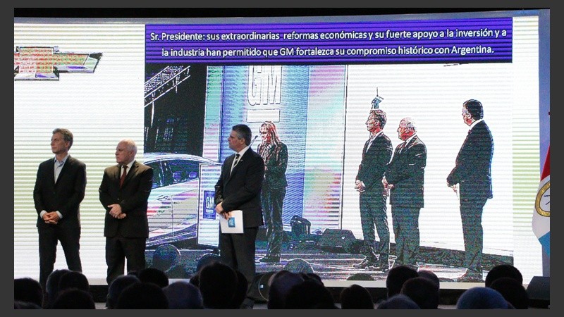 El agradecimiento de la presidenta de Generals Motors a Mauricio Macri.