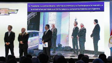El agradecimiento de la presidenta de Generals Motors a Mauricio Macri.