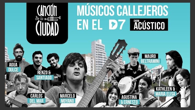 Canción de la Ciudad cuenta la historia de siete músicos callejeros de Rosario.