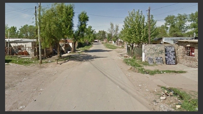 Lima al 2900, la zona donde encontraron a la joven. 