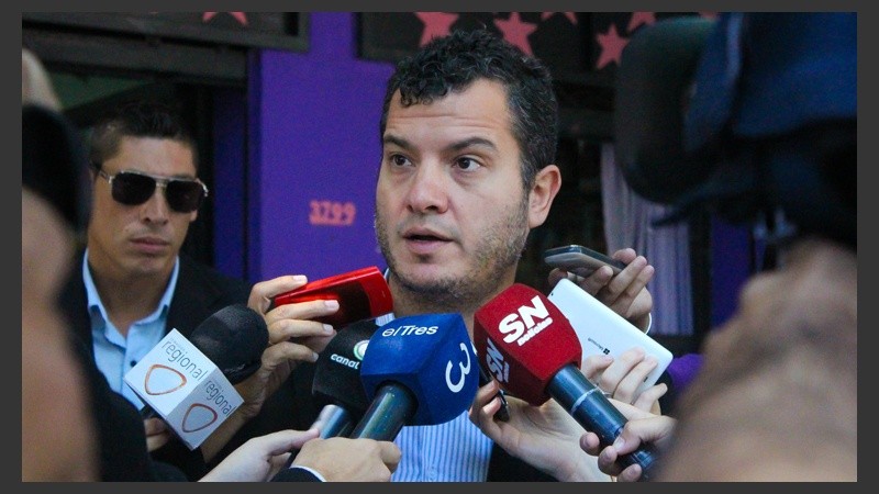 El fiscal Malaponte dio una conferencia de prensa este lunes.