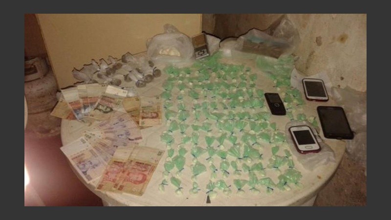 Elementos secuestrados en los procedimientos.