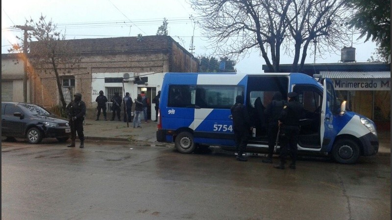 Uno de los procedimiento anti droga en la región.