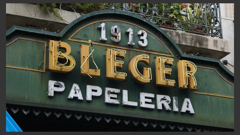 El cartel del histórico negocio de San Luis al 1200. 