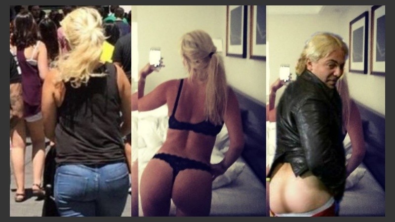 Foto va, foto viene: Wanda se tomó revancha. 