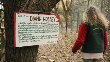 Carteles referenciales a lo largo de todo el predio. Sólo abre al público el segundo domingo de cada mes. (Alan Monzón/Rosario3.com)