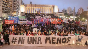 Postales de la multitudinaria marcha en Rosario.