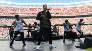 Música en el show que abrió la Copa América.
