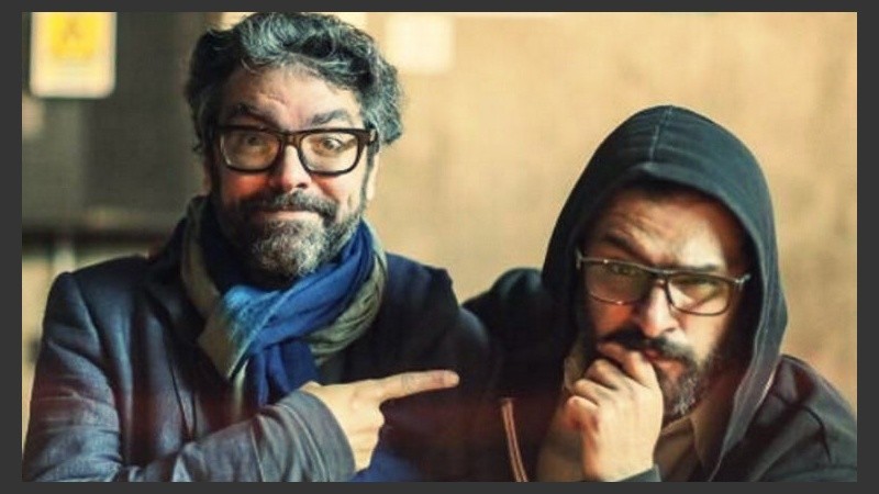 “Le tiramos nuestras pequeñeces al público. Y, al revés de lo que pasa en el análisis, el psicoanalista le paga al enfermo”, dijo Liniers (derecha).